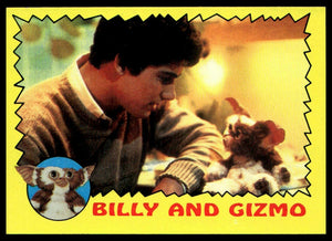 1984 Topps Gremlins #19 Billy and Gizmo