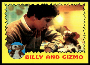 1984 Topps Gremlins #19 Billy and Gizmo