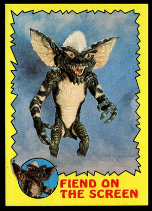 1984 Topps Gremlins #80 Fiend on the Screen