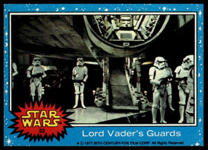 Lord Vader's Guards 1977 Topps Star Wars #32b nonsport