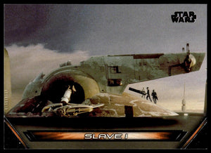 2017 Topps Star Wars: Galactic Files Reborn #V-9 Slave I Vehicle