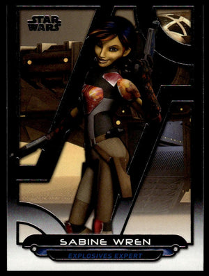 2017 Topps Star Wars: Galactic Files Reborn #REB-3 Sabine Wren