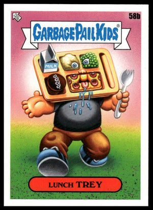 2020 Topps Garbage Pail Kids: Late to School #58b Lunch Trey Booger Green