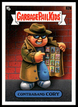 2020 Topps Garbage Pail Kids: Late to School #62b Contraband Cory Phlegm Yellow