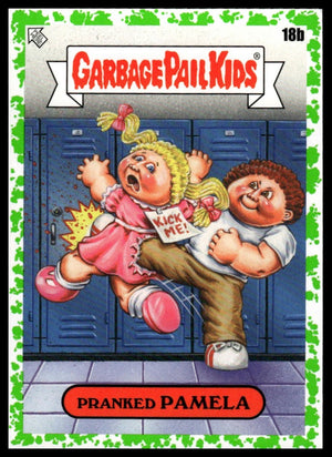 2020 Topps Garbage Pail Kids: Late to School #18b Pranked Pamela Green