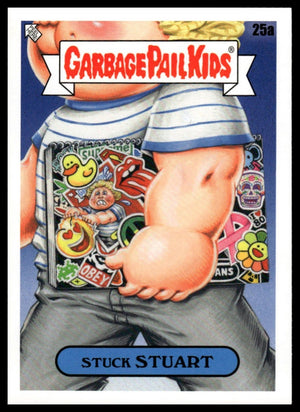2020 Topps Garbage Pail Kids: Late to School #25a Stuck Stuart Spit Blue