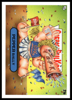 2020 Topps Garbage Pail Kids: Late to School #21a Pepper Rally Phlegm Yellow