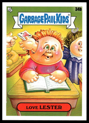 2020 Topps Garbage Pail Kids: Late to School #34b Love Lester Bruised Black