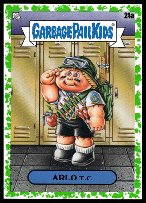 2020 Topps Garbage Pail Kids: Late to School #24a Arlo T.C. Green Border