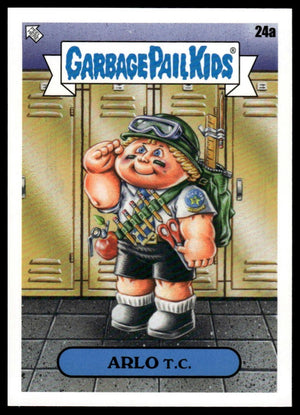 2020 Topps Garbage Pail Kids: Late to School #24a Arlo T.C. Booger Green