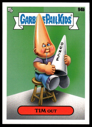 2020 Topps Garbage Pail Kids: Late to School #94a Donny Dunce Phlegm Yellow