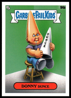 2020 Topps Garbage Pail Kids: Late to School #94a Donny Dunce Phlegm Yellow