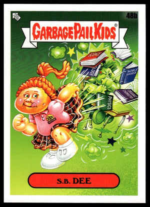 2020 Topps Garbage Pail Kids: Late to School #48b S.B. Dee Spit Blue