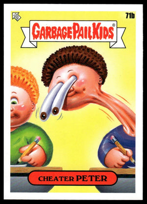 2020 Topps Garbage Pail Kids: Late to School #71b Cheater Peter