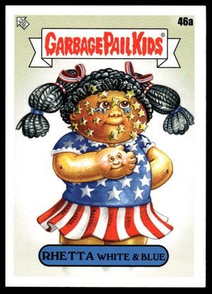 2020 Topps Garbage Pail Kids: Late to School #46a Rhetta White & Blue