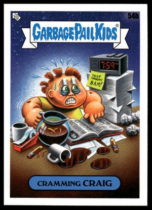 2020 Topps Garbage Pail Kids: Late to School #54b Cramming Craig