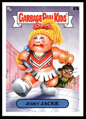 2020 Topps Garbage Pail Kids: Late to School #87b Jerky Jackie Phlegm Yellow
