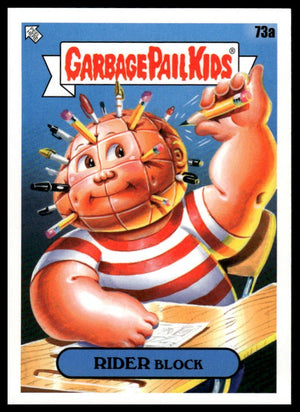 2020 Topps Garbage Pail Kids: Late to School #73a Rider Block