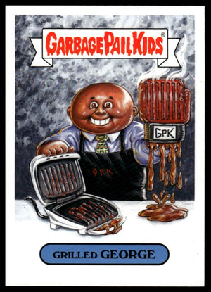 2019 Topps Garbage Pail Kids We Hate the '90s #8a Grilled George Phlegm