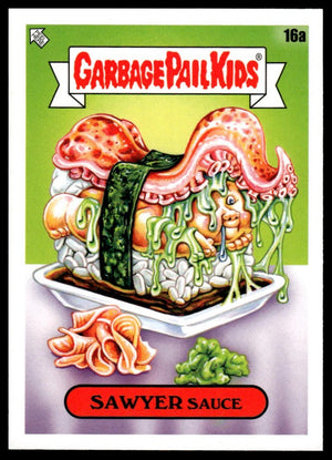 2021 Topps Garbage Pail Kids: Food Fight! #16a Sawyer Sauce