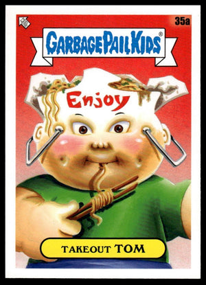 2021 Topps Garbage Pail Kids: Food Fight! #35b Carlo Mein Mustard Yellow