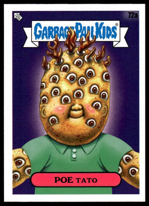 2021 Topps Garbage Pail Kids: Food Fight! #72a Poe Tato Mustard Yellow