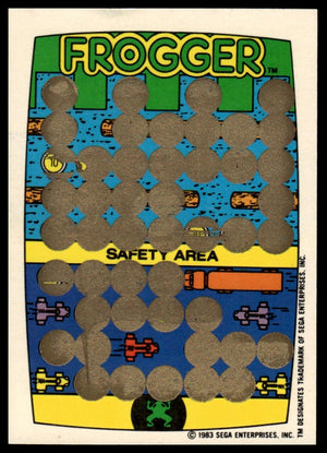 1983 Topps Video City #NNO Frogger Scratch-Off
