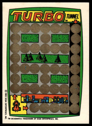 1983 Topps Video City #NNO Turbo Scratch-Off