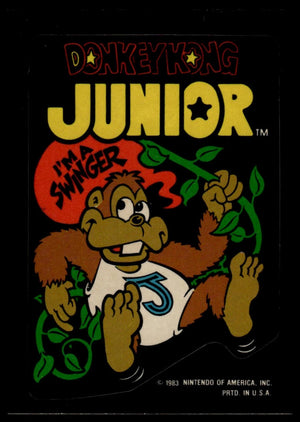 1983 Topps Video City #NNO Donkey Kong Junior - I’m a Swinger