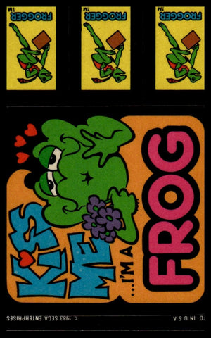 1983 Topps Video City #NNO Kiss Me...I'm a Frog