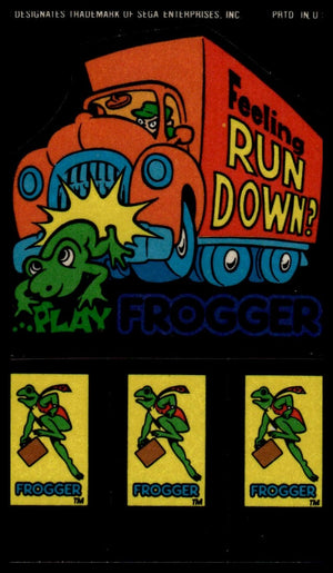 1983 Topps Video City #NNO Frogger - Feeling Run Down?