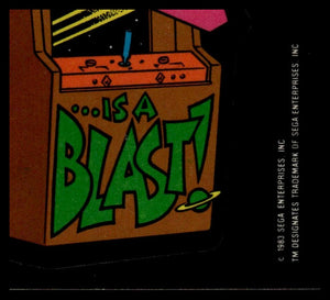 1983 Topps Video City #NNO Zaxxon...Is a Blast!