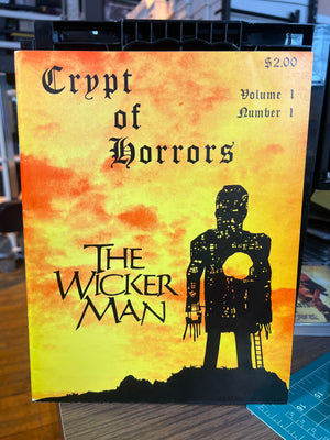 Crypt of Horrors (1977 Fanzine) #1 Volume 1 (1977) Magazine Size