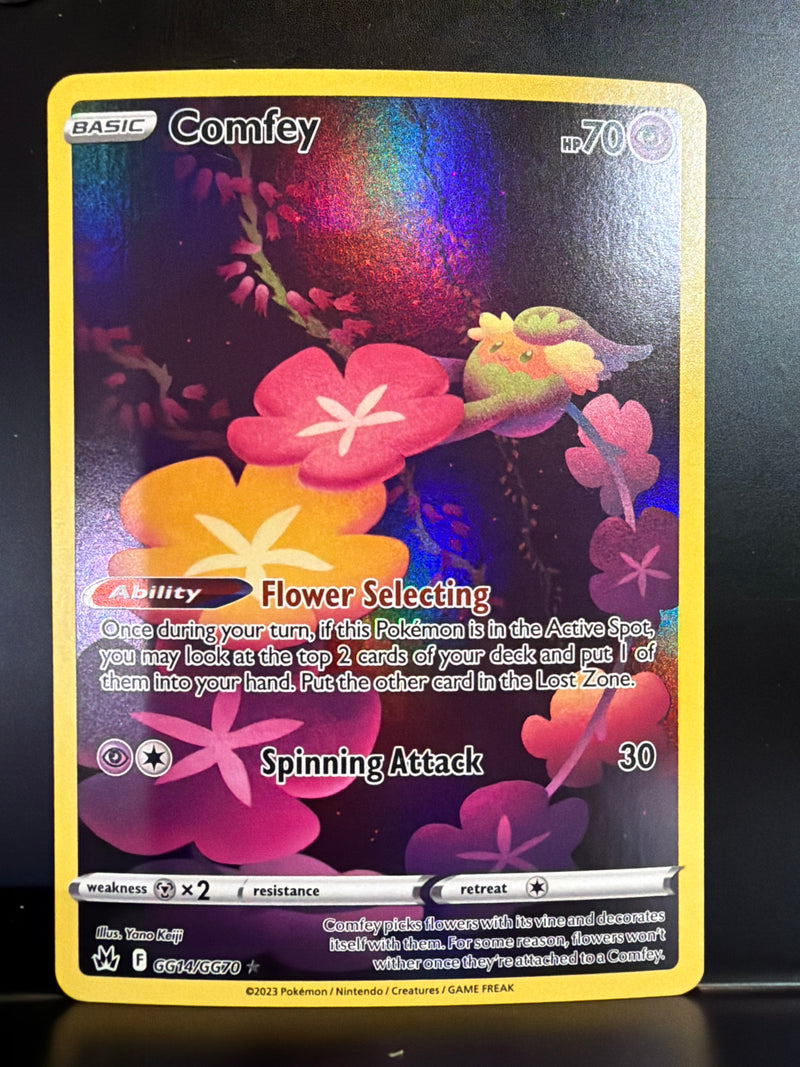 comfey pokemon card COMFEY SWSH242 Lost Origin Prerelease Promo Holo Rare Pokmon Card Near  Mint