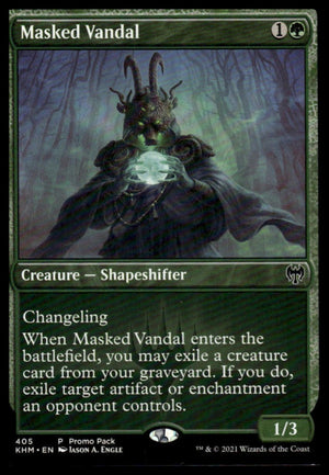MTG: Masked Vandal Promo Pack: Kaldheim #405 Promo