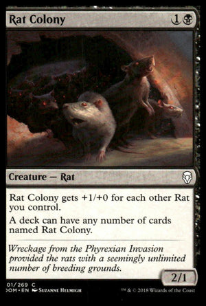 MTG: Rat Colony Dominaria #101 Common