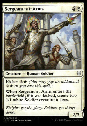 MTG: Sergeant-at-Arms Dominaria #32 Common