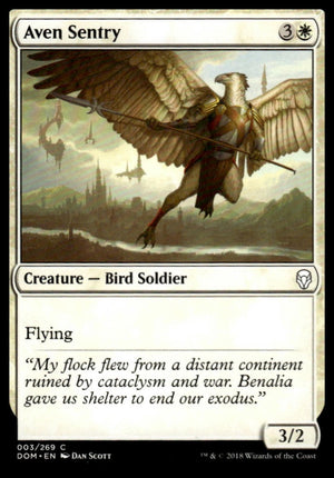 MTG: Aven Sentry Dominaria #3 Common