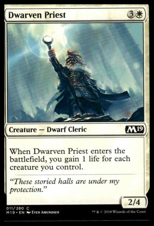 MTG: Dwarven Priest Core Set 2019 #11 Common