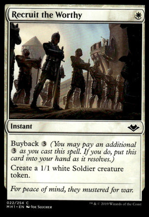 MTG: Recruit the Worthy Modern Horizons #22 Common