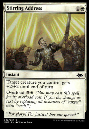 MTG: Stirring Address Modern Horizons #32 Common