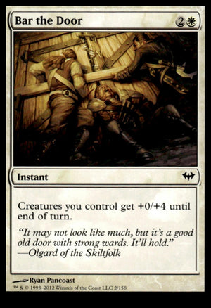 MTG: Bar the Door Dark Ascension #2 Common