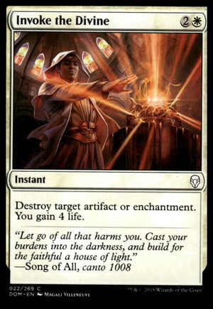 MTG: Invoke the Divine Dominaria #22 Common
