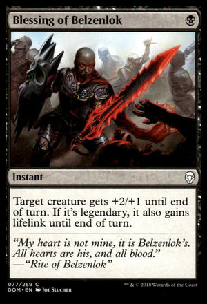 MTG: Blessing of Belzenlok Dominaria #77 Common