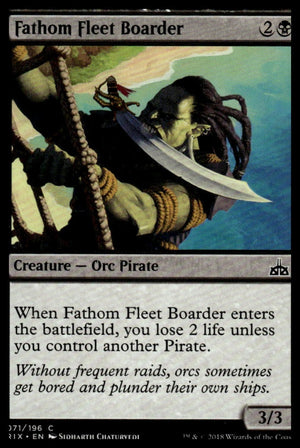 MTG: Fathom Fleet Boarder Rivals of Ixalan #71 Common