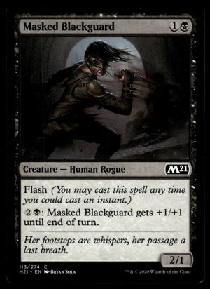 MTG: Masked Blackguard Core Set 2021 #113 Common