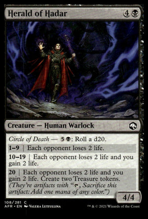 MTG: Herald of Hadar Adventures in the Forgotten Realms #108 Common