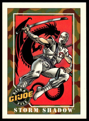 Storm Shadow 1991 Impel G.I. Joe #28 nonsport