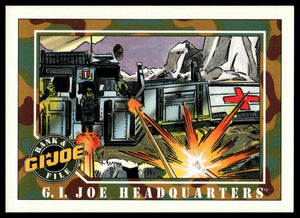 G.I. Joe Headquarters 1991 Impel G.I. Joe #18 nonsport