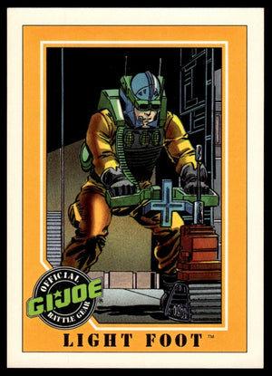 Light Foot 1991 Impel G.I. Joe #65 nonsport
